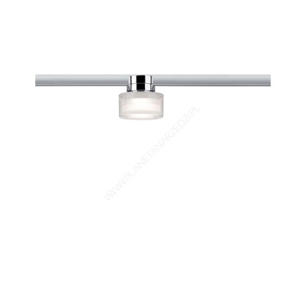 URail Ceiling Topa Dot 1x5,2W Chrom/Satyna 230V Metal/Akryl