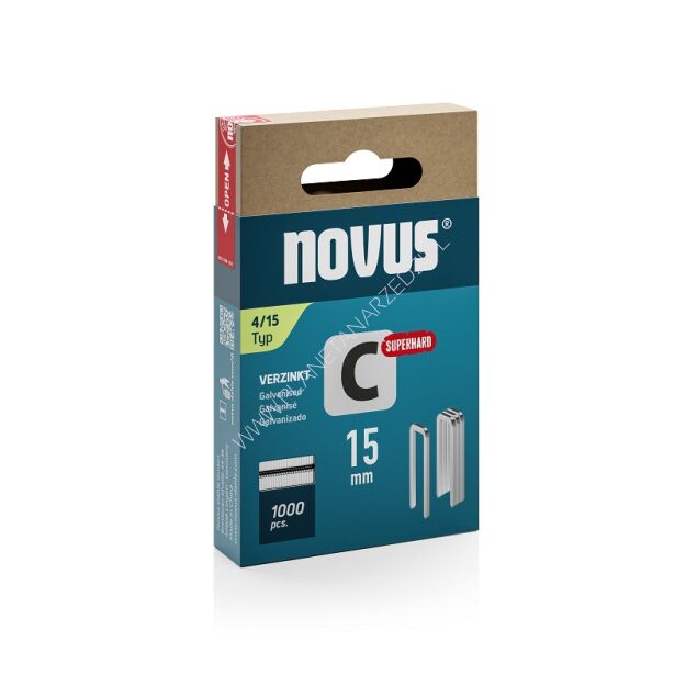 Zszywki typ C 4/15 NOVUS [1000 szt.]