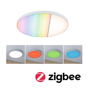 Plafoniera VELORA LED SM Zigbee RGBW 22W 2000lm okragła 400mm 230V  biały / metal