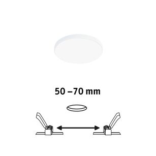 Panel podtynkowy VariFit LED Veluna Edge IP44 okrągły 90mm 500lm 4000K biały