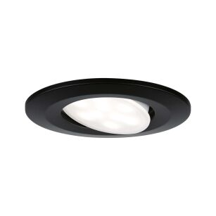 Oprawa do wbudowania CALLA LED 6W 500lm okrągła wychylna 4000K IP65 230V czarny matowy