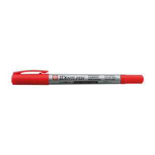 Marker IDenti-Pen Dual Point czerwony, Sakura