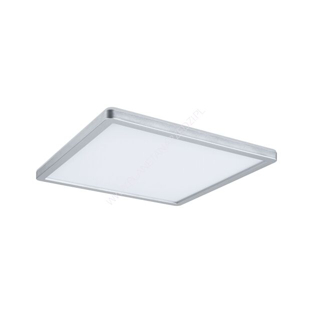 Plafoniera ATRIA SHINE LED Backlight 16W 1600lm 293x293mm 3000K 230V chrom matowy / tworzywo sztuczne