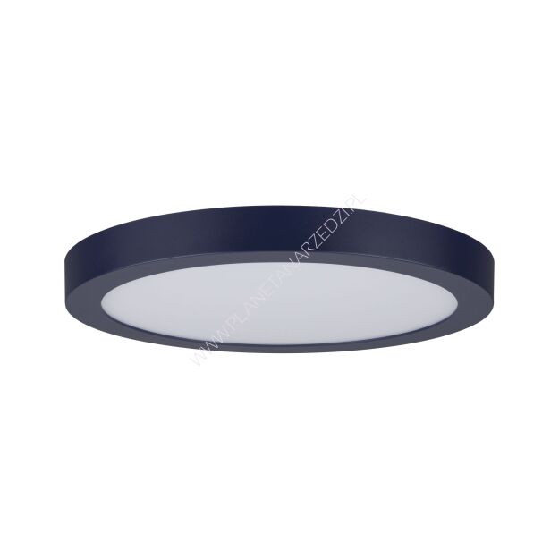 Plafoniera ABIA LED 22W 2200lm okragła 300mm 2700K IP20 230V niebieska północ / tworzywo sztuczne