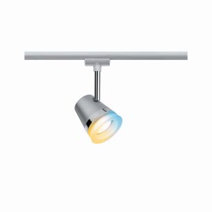 URail spot Cone Smart Chrom matowy 1x5W GU10 ściemnialna w tym źródło Zigbee/ regulacja temperatury