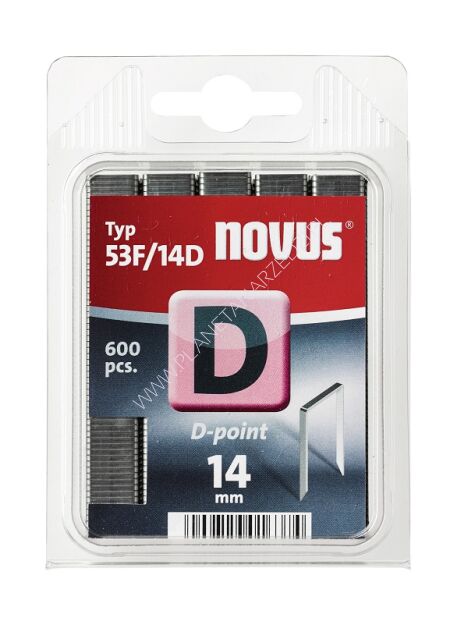 Zszywki typ D 53 F/14 D NOVUS super stabilne [600 szt.]