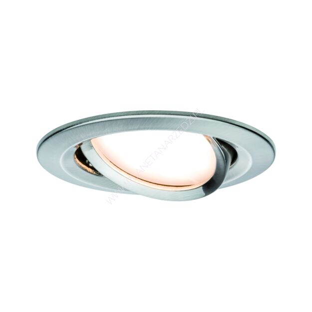 Oprawa do wbudowania NOVA PLUS COIN LED SH Zigbee wychylna 6W 470lm 84mm 2700K IP23 230V szczotkowane żelazo