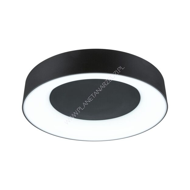 Plafoniera CASCA LED 16W 1500lm okrągła 300mm 2700/4000/6500K IP44 230V czarny matowy /  tworzywo sztuczne