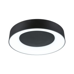 Plafoniera CASCA LED 16W 1500lm okrągła 300mm 2700/4000/6500K IP44 230V czarny matowy /  tworzywo sztuczne