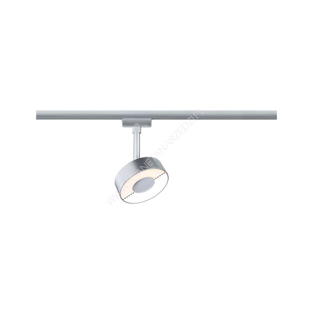 Reflektor na szynoprzewód URail CIRCLE LED 5W 210lm 3000/4000K 230V chrom matowy/ metal