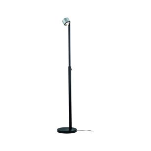 Lampa podłogowa ALDAN LED DIM 15,5W 1100-1570mm 2700K  230V czarny / szczotkowane aluminium