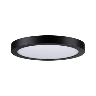 Plafoniera ABIA LED 22W 2200lm okragła 300mm 4000K IP20 230V czarny mat / tworzywo sztuczne