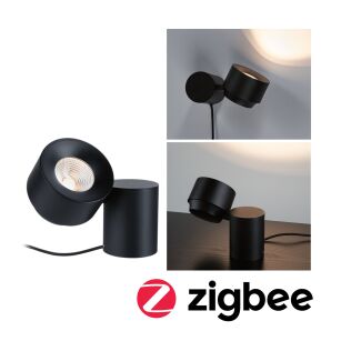 Lampa ścienno/ stołowa LED SM Zigbee Puric Pane 2700K 300lm 3W czarny