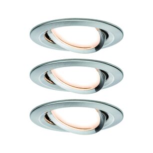 Oprawa do wbudowania NOVA COIN LED DIM wychylna 6W 470lm 84mm 2700K IP23 230V szczotkowane żelazo