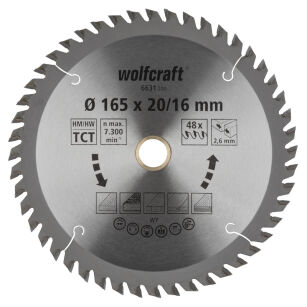 Tarcza HM do pilarek ręcznych Wolfcraft Fi 165 ( seria pomarańczowa)