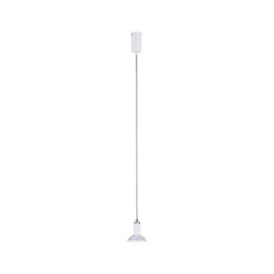 Lampa wisząca RUNA GU10 max.1x20W 230V biały / szary metal