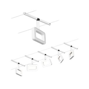 System linkowy DC Frame 5x4,8W Bi mat /Chrom 230V/12V DC 60VA twszt 3000K