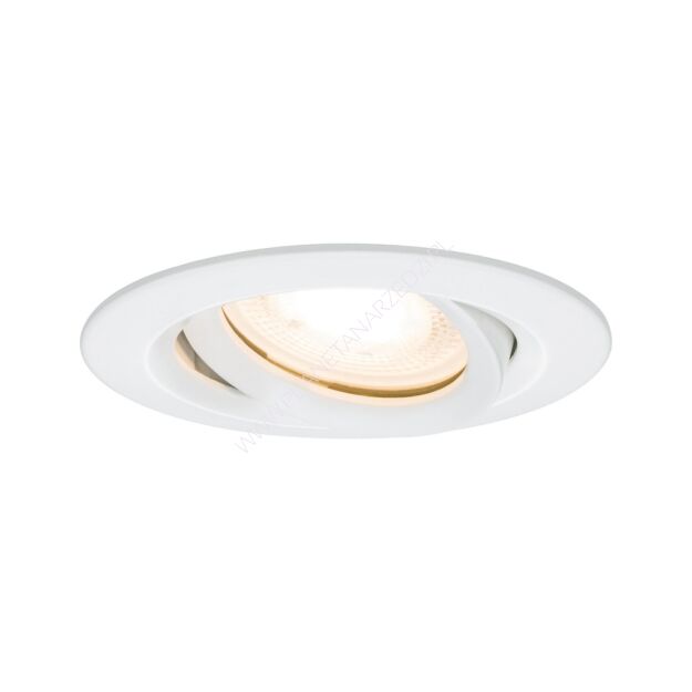 Oprawa do wbudowania NOVA LED DIM wychylna GU10 max.35W 93mm IP65 230V biały matowy / aluminium