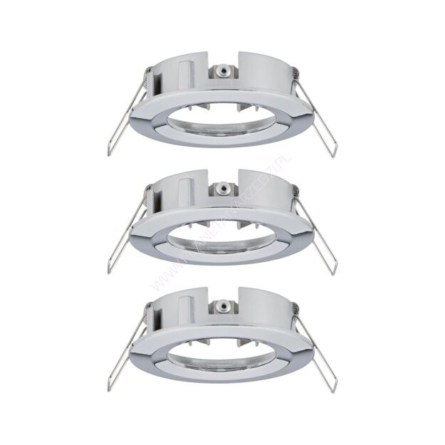 Choose 3szt. Oprawka stała max. 3x10W 230V 51mm Chrom Aluminium