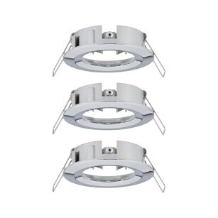 Choose 3szt. Oprawka stała max. 3x10W 230V 51mm Chrom Aluminium