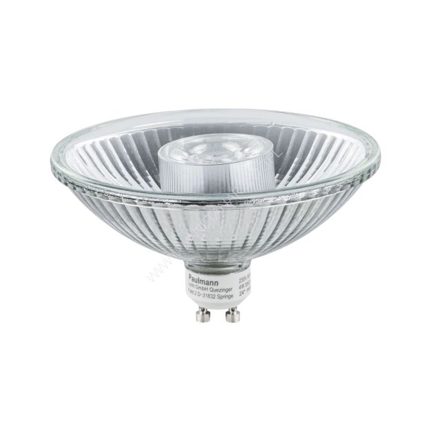 Źródło światła LED QPAR111 DIM 6,5W 24st. GU10 425lm 2700K 230V srebrny / szkło