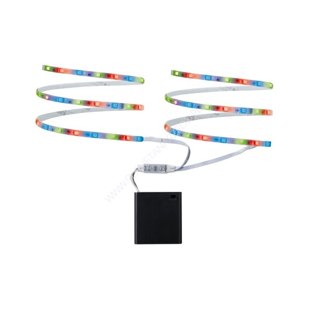 Mobil Stripe 2x80cm RGB 1,2W 9V 4xAA Biały Metal/Tworzywo sztuczne