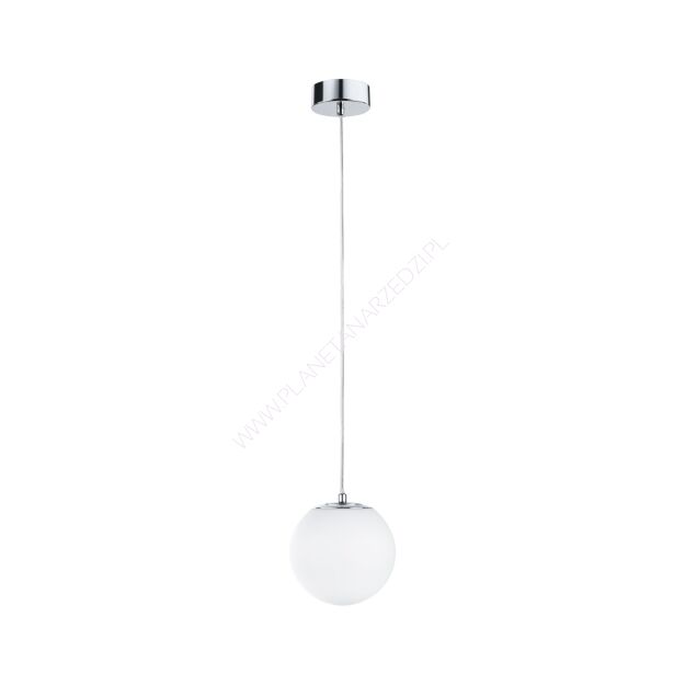 Lampa wisząca łazienkowa GOVE LED 9W 900lm 3000K IP44 230V chrom satyna / metal