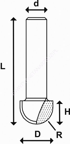 Frez REZ CORE BOX TCT, 12.7 mm