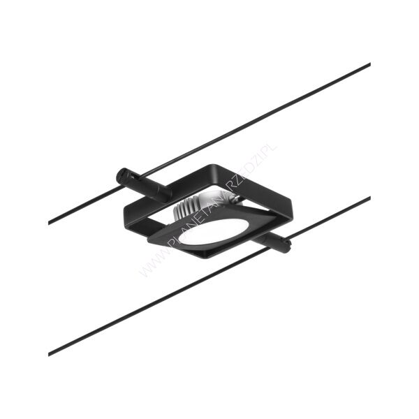 System linkowy Spot MacLED 4,5W Cz mat/Chrom 12V DC twszt 3000K