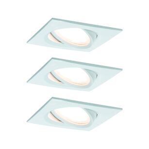 Oprawa do wbudowania NOVA COIN LED DIM wychylna 3x6W 470lm 84X84mm 2700K 230V biały mat