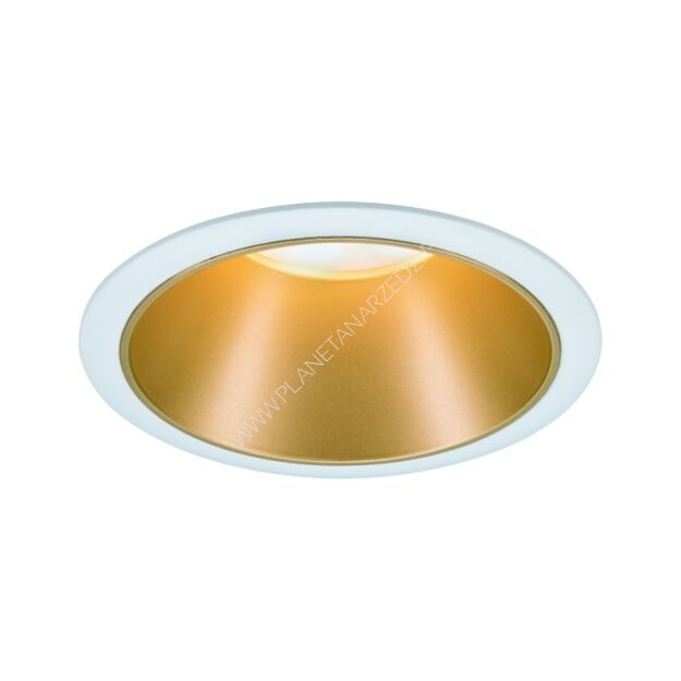 Oprawa do wbudowania COLE COIN LED 3-STEP DIM 1x6W 470lm 2700K IP44 230V biały / złoty-matowy