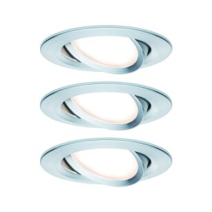 Oprawa do wbudowania NOVA COIN LED DIM wychylna zestaw 3x6W 470lm 84mm 2700K IP23 230V aluminium