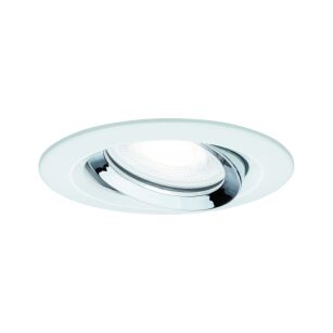 Oprawa do wbudowania NOVA PLUS LED DIM wychylna GU10 6W 470lm 93mm 4000K IP65 230V biały mat / chrom