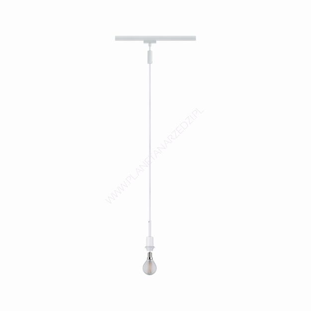 Lampa wisząca na szynoprzewód URail Deco System E14 max.1x20W 135cm 230V biały / metal