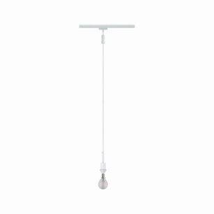 Lampa wisząca na szynoprzewód URail Deco System E14 max.1x20W 135cm 230V biały / metal