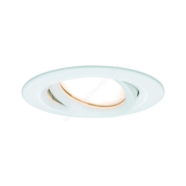 Oprawa do wbudowania NOVA PLUS COIN LED DIM wychylna 6W 470lm 93mm 2700K IP65 230V biały mat